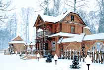 An estate of Belarusian Grandfather Frost